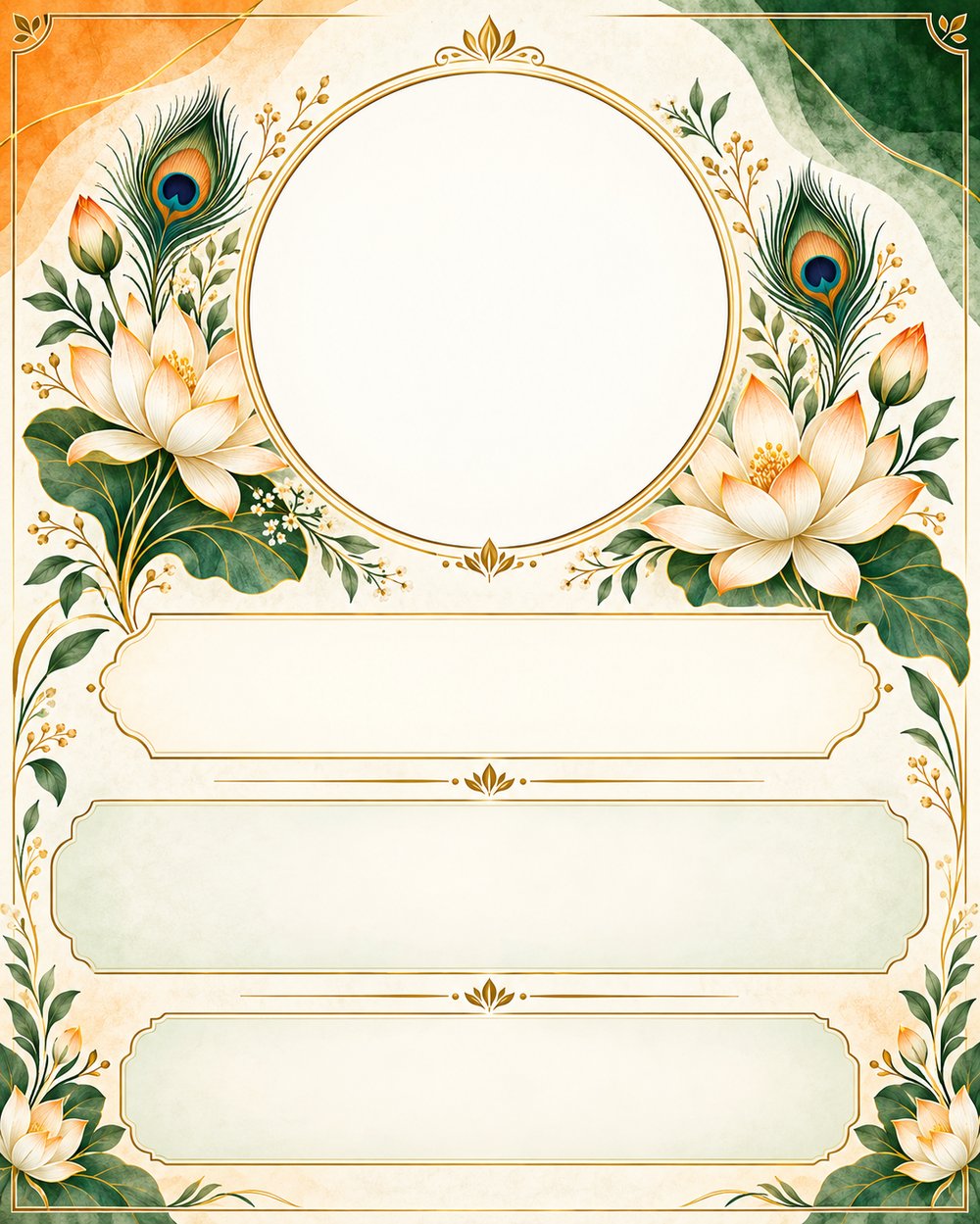 Peacock & Saffron